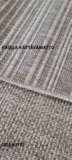 Oria matto, ruudukas pellava, eri kokoja