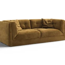 Orlando 3-ist sohva 222 cm, keltainen