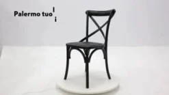 Palermo ruokapöydän tuoli, musta