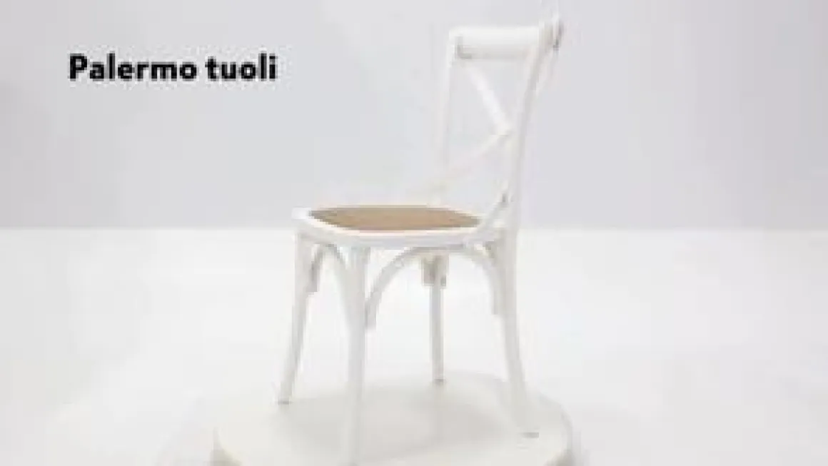 Palermo ruokapöydän tuoli, valkoinen