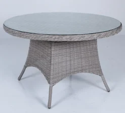 Paphos pöytä pyöreä 120cm, polyrottinki