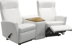 PK Furniture Kick kotiteatterisohva, nahkaverhoiltu