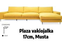 Plaza divaanisohva 294cm, eri värejä