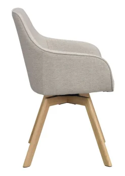 Rowico Alison nojatuoli, beige/tammi