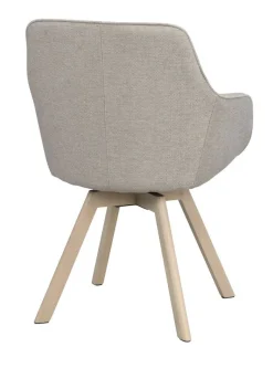 Rowico Alison nojatuoli, beige/valkopesty tammi
