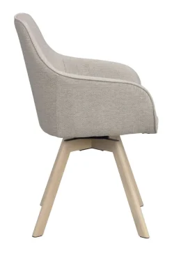 Rowico Alison nojatuoli, beige/valkopesty tammi