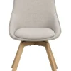 Rowico Alison ruokapöydän tuoli, beige/tammi
