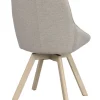 Rowico Alison ruokapöydän tuoli, beige/valkopesty tammi