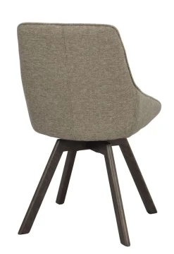 Rowico Alison tuoli tumma beige, ruskeat tammijalat