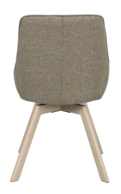 Rowico Alison tuoli tumma beige, valkopestyt tammijalat