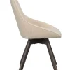 Rowico Alison tuoli vaalea beige, ruskeat tammijalat