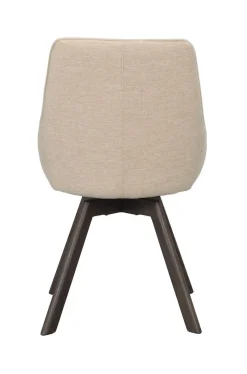 Rowico Alison tuoli vaalea beige, ruskeat tammijalat