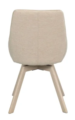 Rowico Alison tuoli vaalea beige, valkopestyt tammijalat