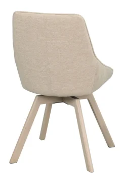 Rowico Alison tuoli vaalea beige, valkopestyt tammijalat