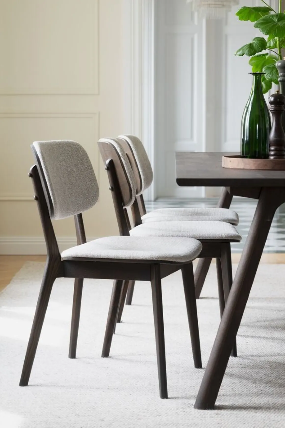 Rowico Barrett tuoli, ruskea/beige