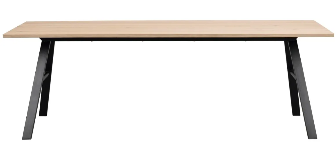 Rowico Brigham ruokapöytä 90x220cm, valkopesty