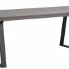 Rowico Brooklyn ruokapöytä 220x95 U-jalat, savutammi/musta