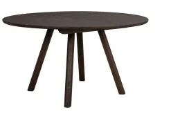 Rowico Clapperton ruokapöytä pyöreä 140cm, ruskea tammi