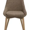 Rowico Denley tuoli, tumma beige/valkopesty tammi