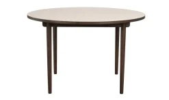 Rowico Fairmount ruokapöytä pyöreä 120cm, beige/ruskea tammi