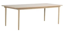 Rowico Fairmount ruokapöytä, valkopesty tammi/beige