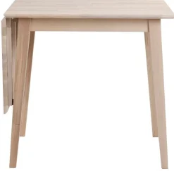 Rowico Filippa ruokapöytä klaffilla 80cm, valkopesty tammi