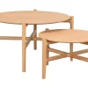 Rowico Holton 87 cm pyöreä sohvapöytä, tammi