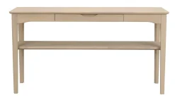 Rowico Markham konsolipöytä 140cm, valkopesty tammi