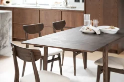 Rowico Markham ruokapöydän jatkopala 45cm, ruskea tammi