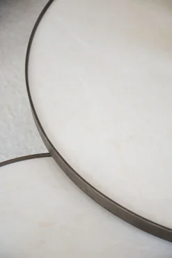 Rowico Marsden sohvapöytä 60cm, beige/ruskea tammi