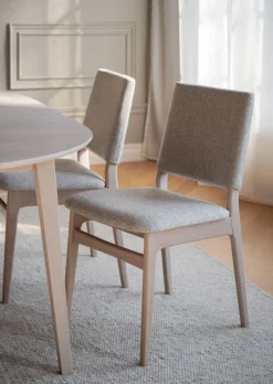Rowico Medford tuoli, valkovahattu tammi/beige