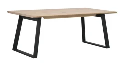 Rowico Melville ruokapöytä 210x95cm, valkopesty tammi