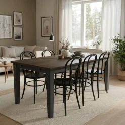 Rowico Nottingham ruokaryhmä Bistro tuoleilla, eri värejä