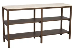 Rowico Orwel sivupöytä, beige/ruskea