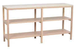 Rowico Orwel sivupöytä, beige/valkopesty