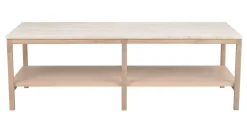 Rowico Orwel sohvapöytä, beige/valkopesty
