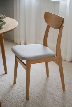 Rowico Rodham tuoli, tammi/harmaa beige