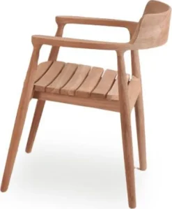 Samosir pöytä + 4 Timor tuolia, tiikkiä