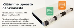 Scandic Pegasus mittatilaus joustinpatja
