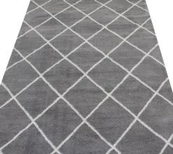 Silkyway nukkamatto, harmaa/valk, 200x285 cm