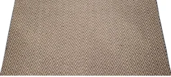 Sisal käytävämatto 90 cm Ziczac ruskea
