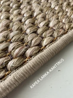 Sisal matto tigra, Hiekka, mittojen mukaan