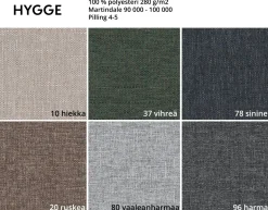Slim Line 3-istuttava sohva, eri vaihtoehtoja