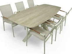 Stone terassipöytä 220x100, keraaminen kansi