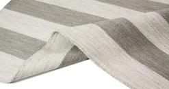 Stripe villamatto beige-valkoinen, eri kokoja