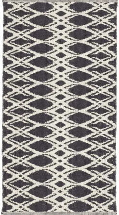 Svanefors Staffan 70x140 cm, musta-valkoinen