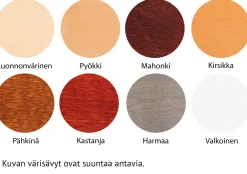 Talvitie Peggy sänky, eri värivaihtoehtoja