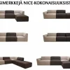 Tropez moduulisohvan istuin käsinojalla, eri värejä