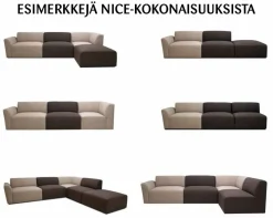 Tropez moduulisohvan rahi, eri värejä