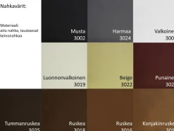 Unico Flamingo 2-istuttava nahkasohva, eri värejä